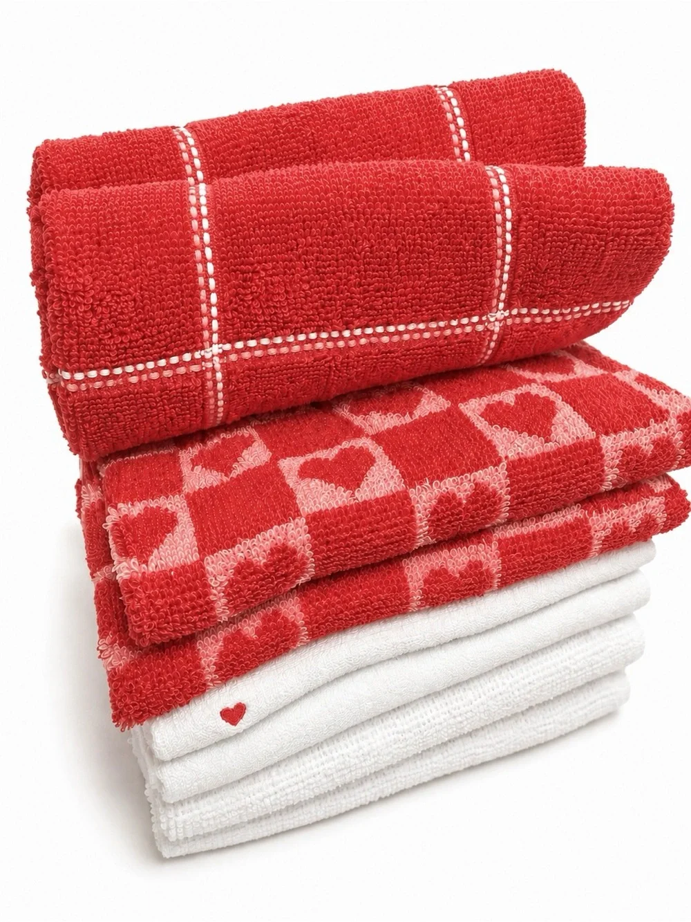 Member's Mark White Embroidered Dog Kitchen Towel Set